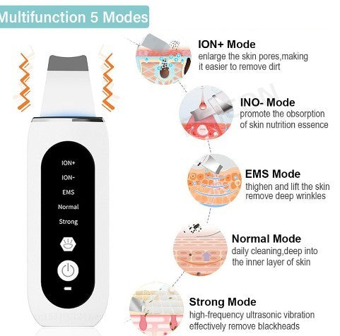 🌸 Shovel Skin Blackhead Ultrasonic Beauty Device