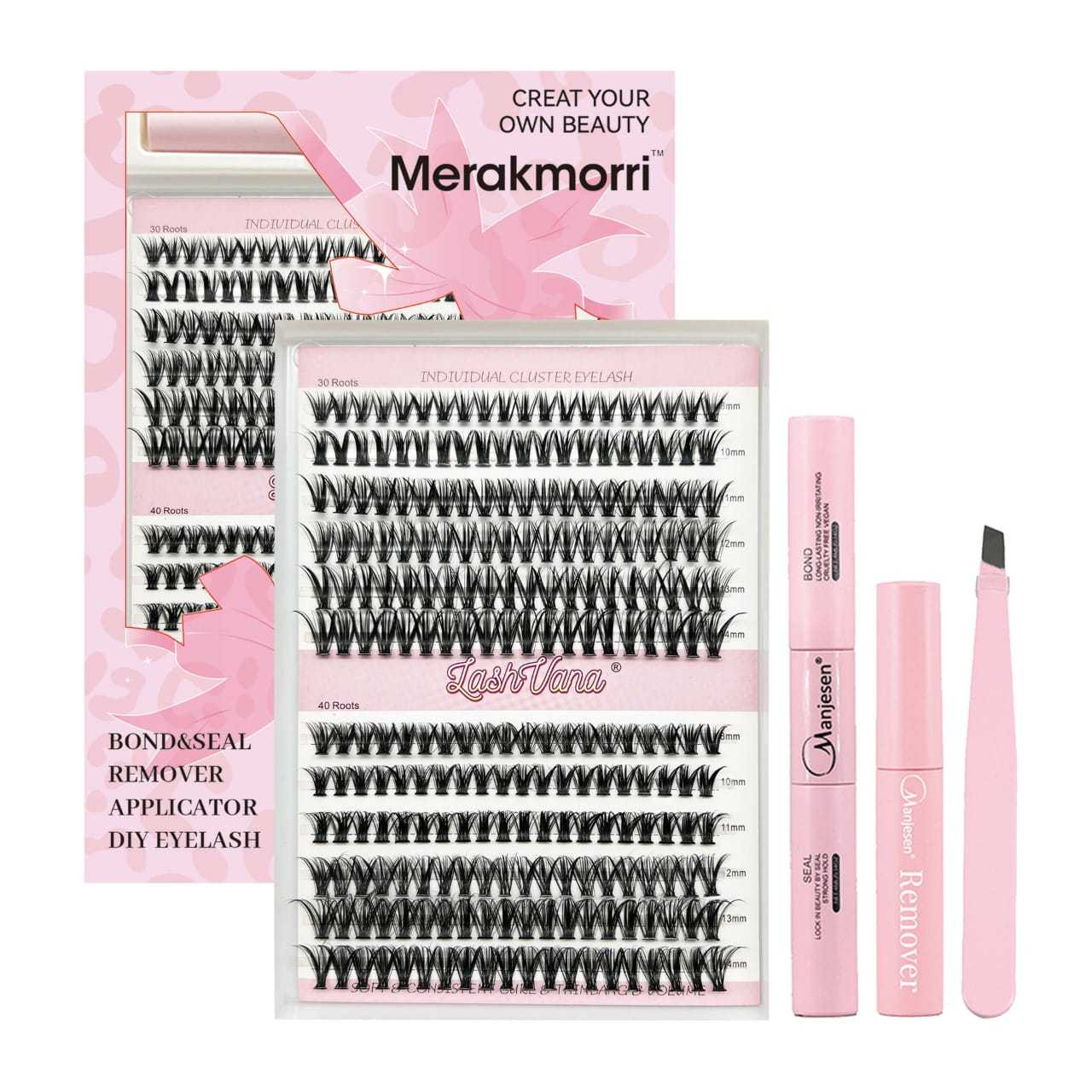 ✨ Eyelash Cluster Kit – DIY Natural & Glam Lashes